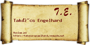 Takács Engelhard névjegykártya